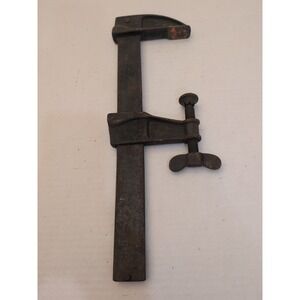 NICE! VINTAGE TAYLOR NO.20 A/B SLIDING STEEL BAR CLAMP 3-1/2" DEPTH